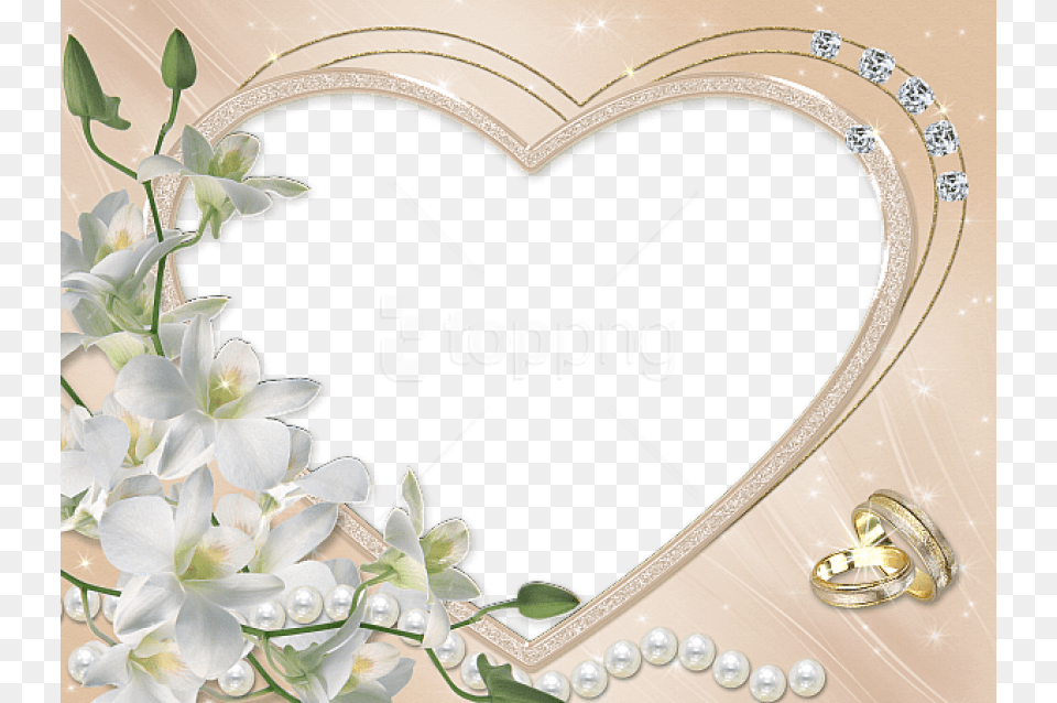 Best Stock Photos Heart Wedding Flower Transparent Fondo De Boda, Accessories, Diamond, Gemstone, Jewelry Png