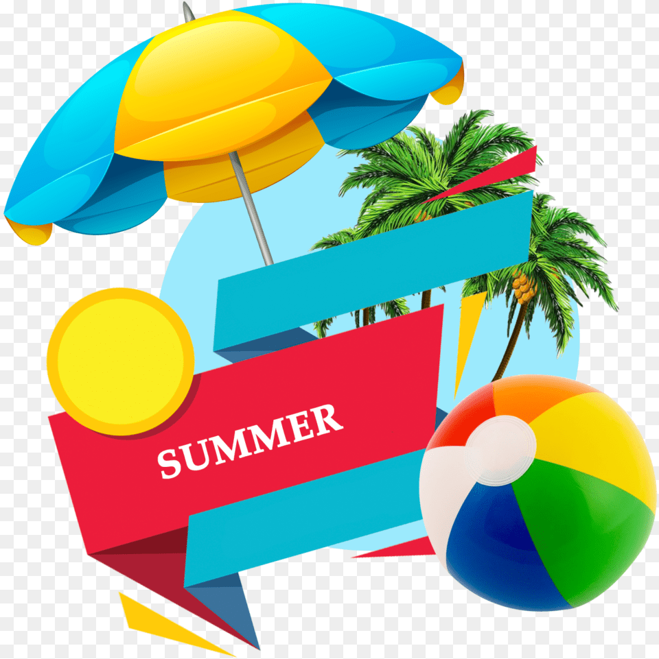 Best Summer Elements Summer, Advertisement, Poster, Ball, Sport Free Png Download
