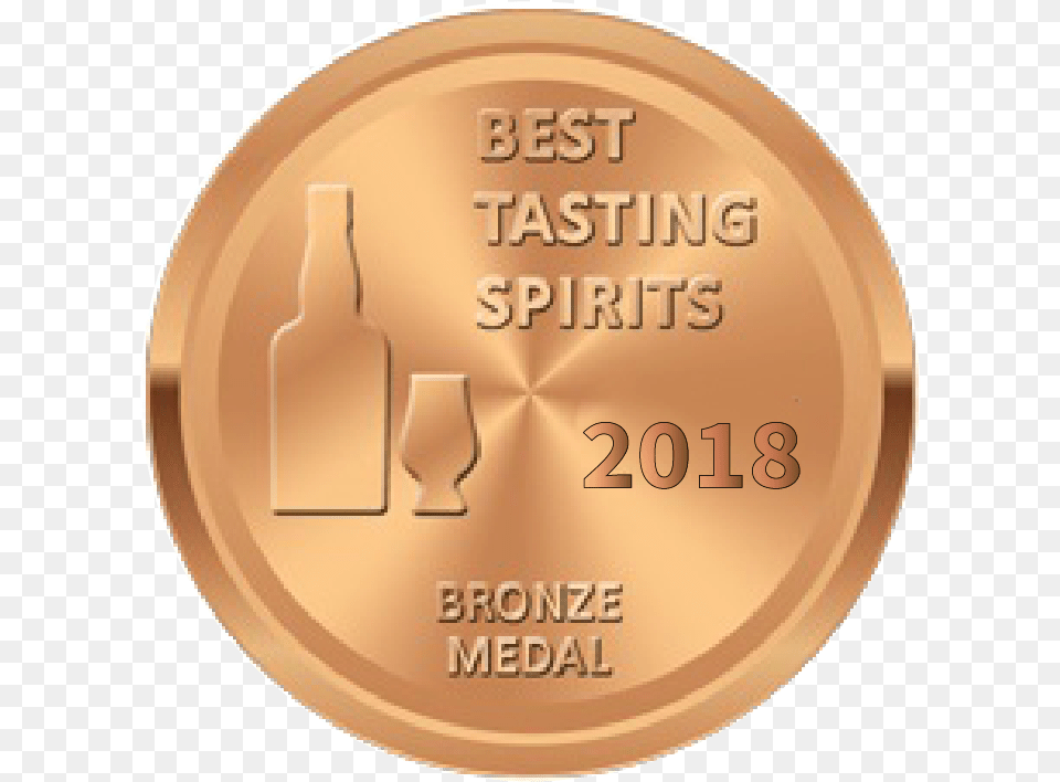 Best Tasting Spirits 2018 Bronze Medal Bronze Medal, Gold, Coin, Money, Disk Png Image