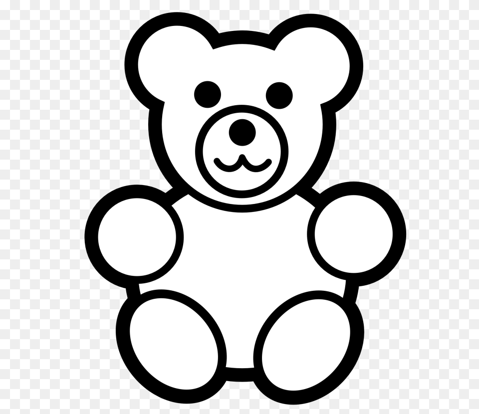 Best Teddy Bear Clipart, Stencil, Animal, Mammal, Wildlife Free Png