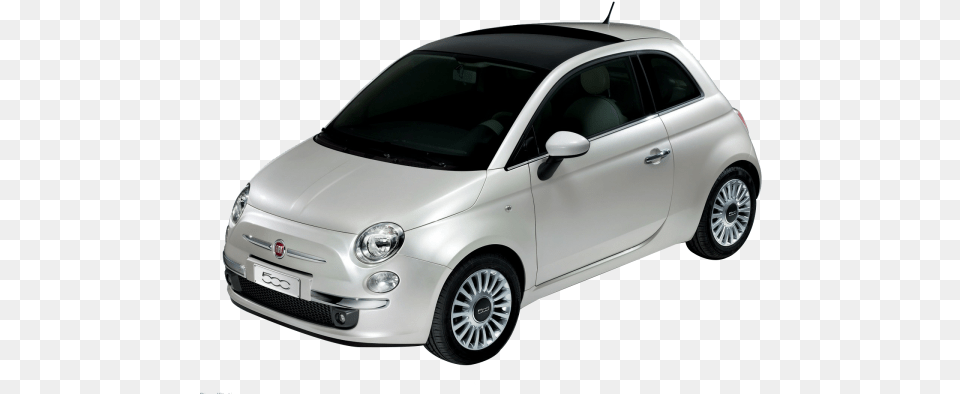 Best Transparent Background Fiat 500 White Background, Car, Vehicle, Sedan, Transportation Png Image