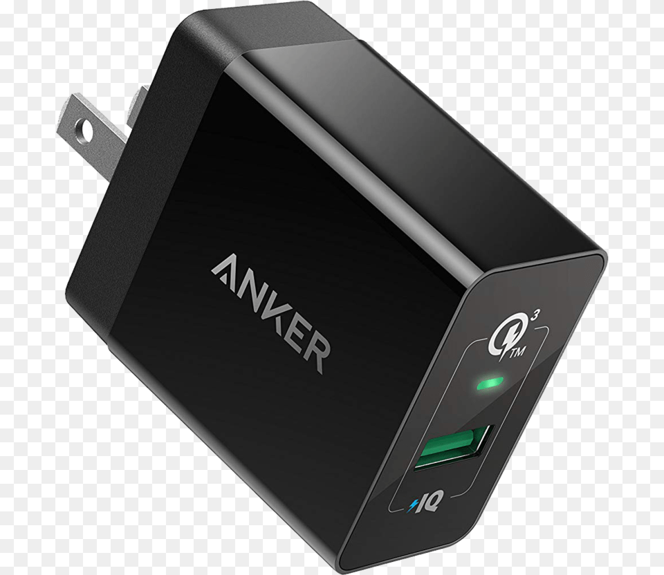 Best Travel Chargers For Your Phone In Quick Charger 30 Anker, Adapter, Electronics, Plug Png