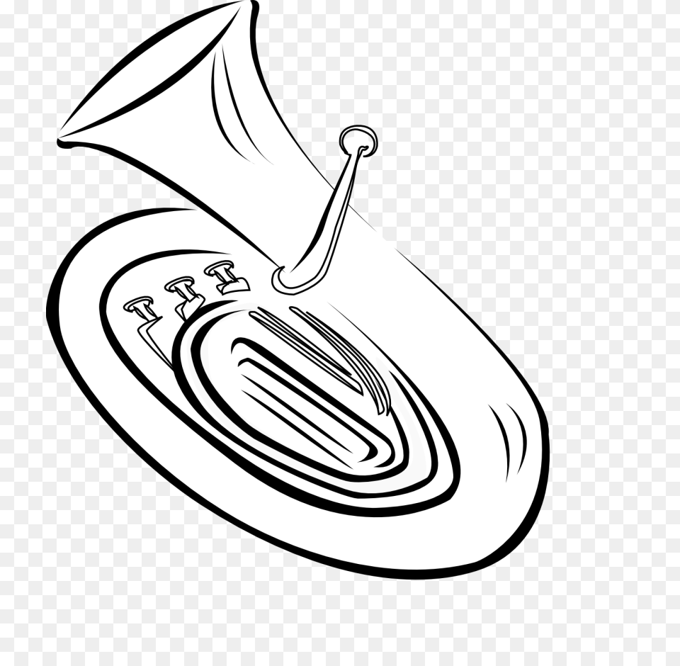 Best Tuba Clipart, Brass Section, Horn, Musical Instrument Png Image