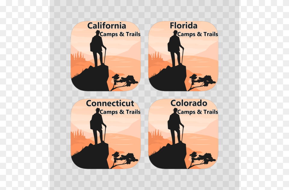Best Usa National Park, Book, Publication, Silhouette, Comics Free Png Download