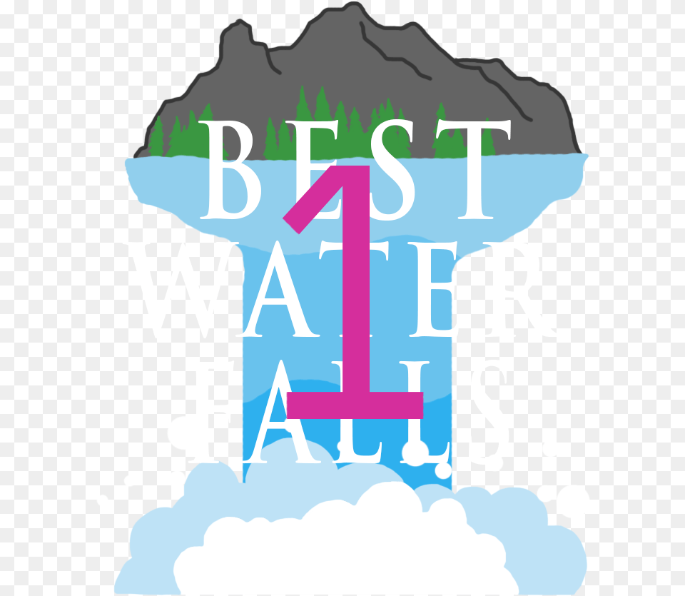 Best Waterfall 1 Graphic Design, Text, Outdoors, Ice, Nature Free Transparent Png