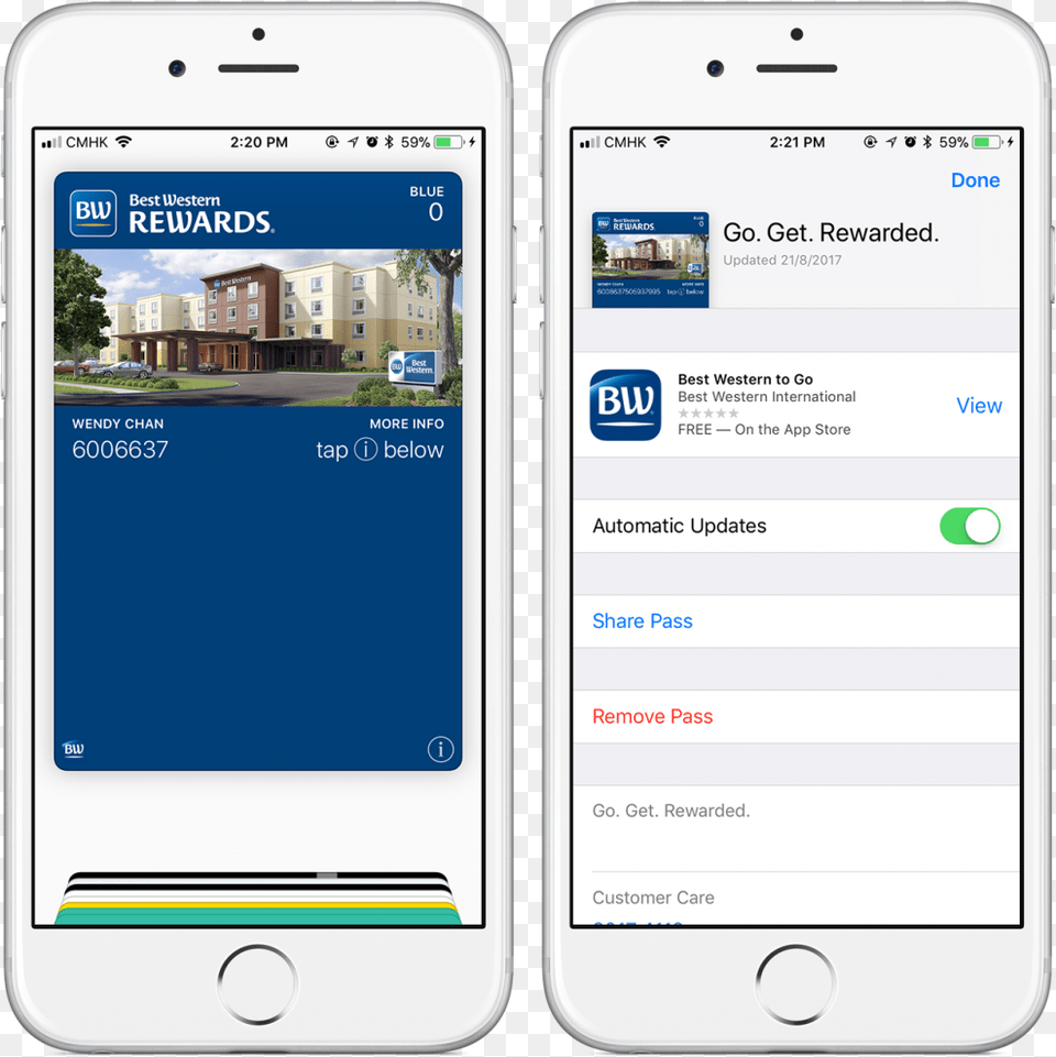 Best Western Apple Wallet Membership Cards Passkit Iphone, Electronics, Mobile Phone, Phone, Text Free Transparent Png