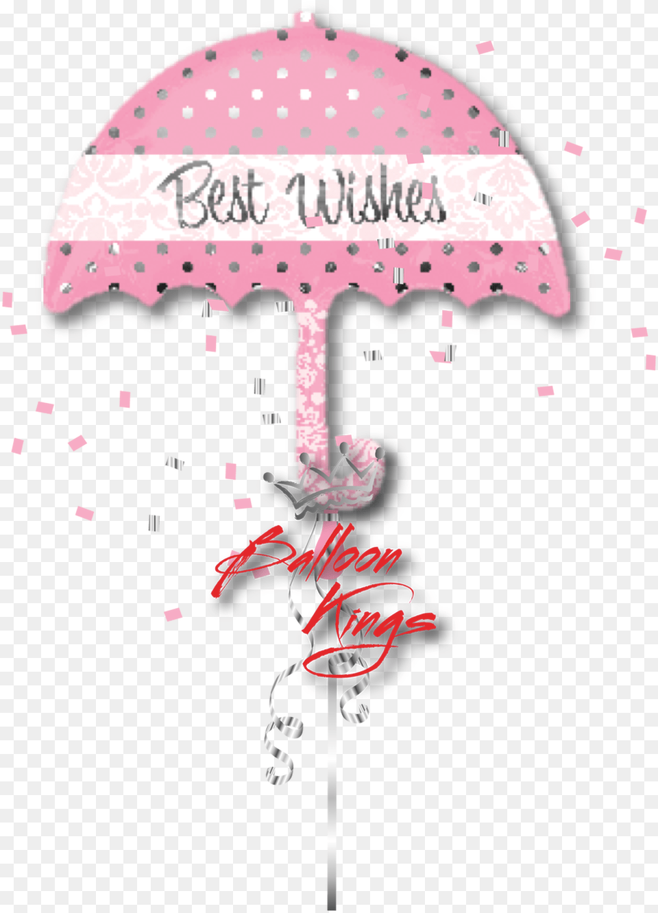 Best Wishes Pink Umbrella Calligraphy, Canopy, Flower, Plant Free Png