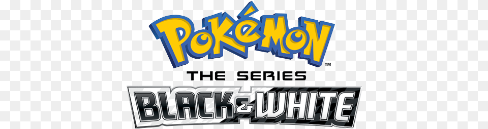Best Wishes Series Pokemon Black And White Logo, Text Free Transparent Png