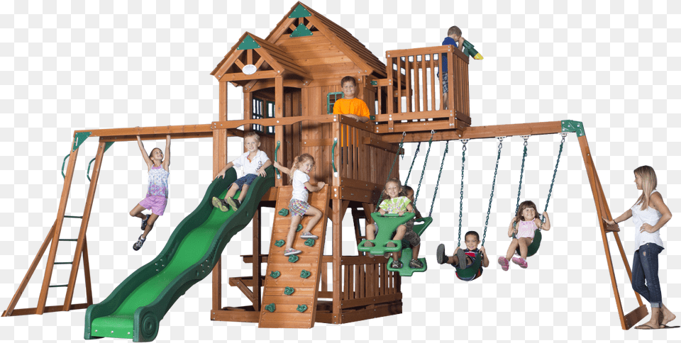 Best Wood Swing Set, Play Area, Adult, Person, Woman Free Transparent Png