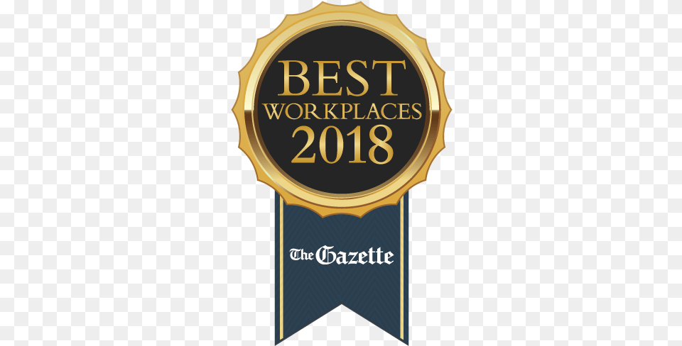 Best Workplaces2018 Best Workplaces Colorado Springs, Book, Publication, Badge, Gold Png Image