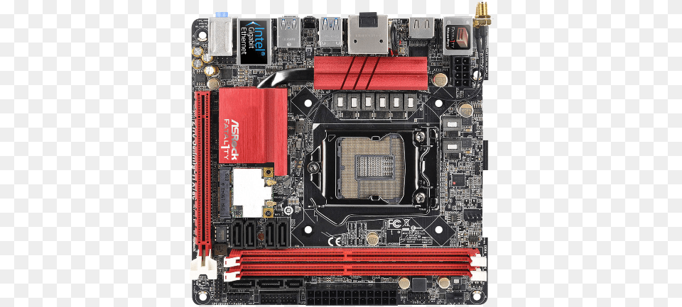 Best Z170 Motherboard For Gaming Asrock Fatal1ty Gaming Z170 Gaming Itxac Mini Itx, Computer Hardware, Electronics, Hardware, Computer Png
