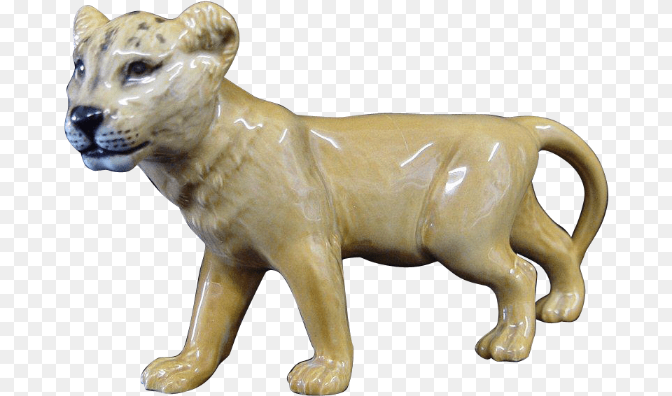 Beswick Lion Cub Figurine, Animal, Canine, Dog, Mammal Free Png Download