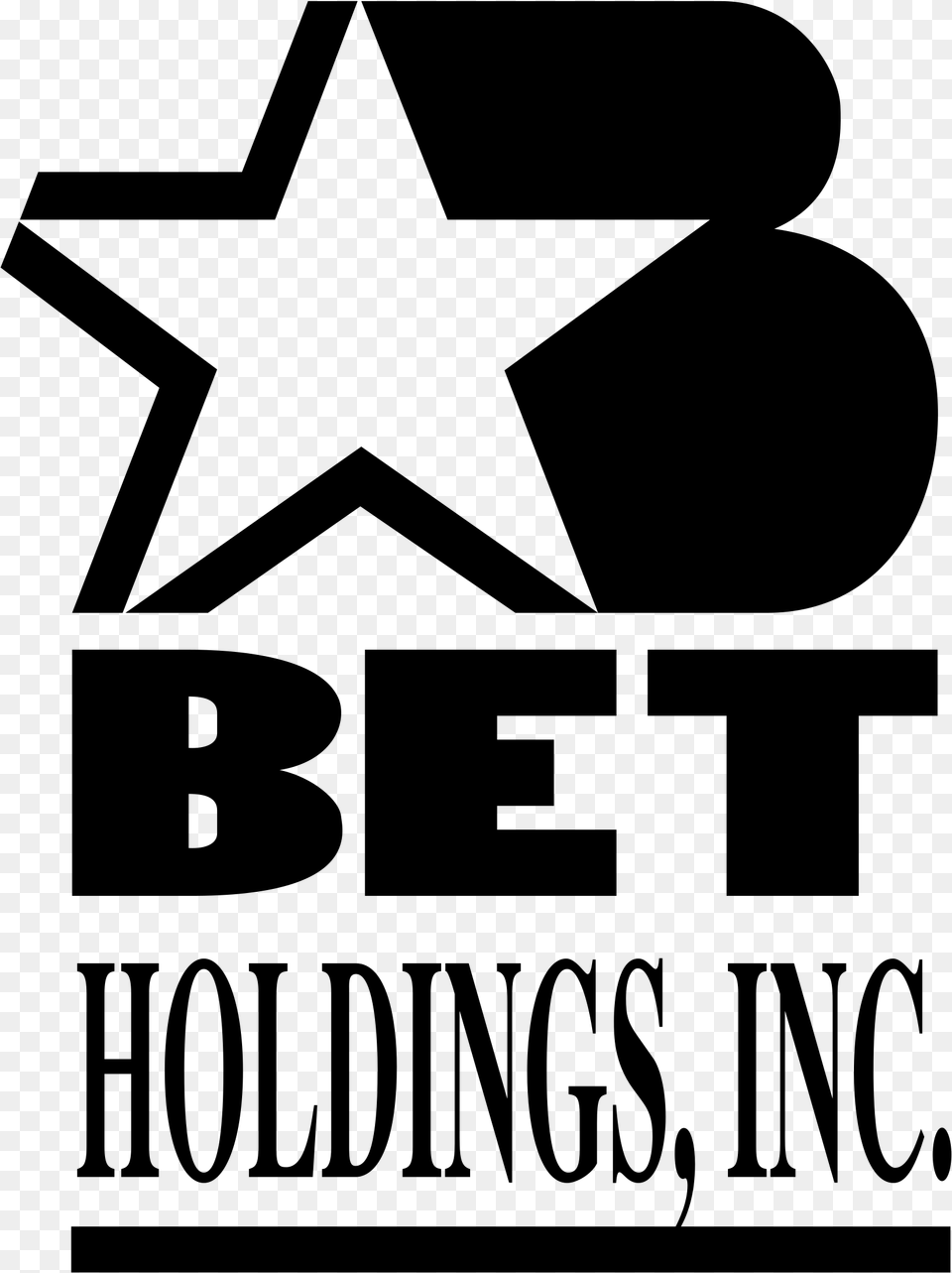 Bet Holdings 01 Logo Transparent No Black Entertainment Television, Gray Free Png Download