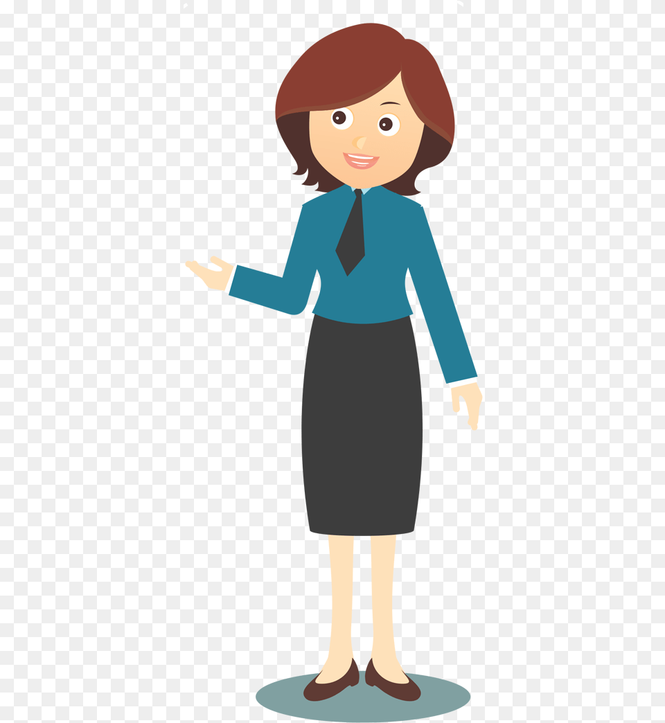 Betaught Clipart Lady Teacher Teacher Standing Clipart, Long Sleeve, Clothing, Sleeve, Person Free Transparent Png