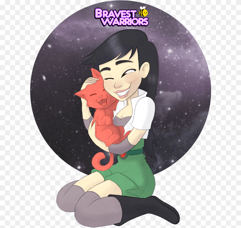 Beth Tezuka From Penn Wards Youtube Series Bravest Cartoon, Book, Comics, Publication, Baby Free Png