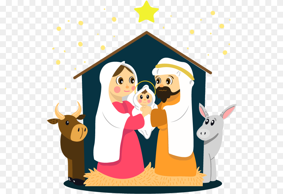 Bethlehem Christmas Nativity Scene Christmas Nativity, Baby, Person, Face, Head Free Png Download