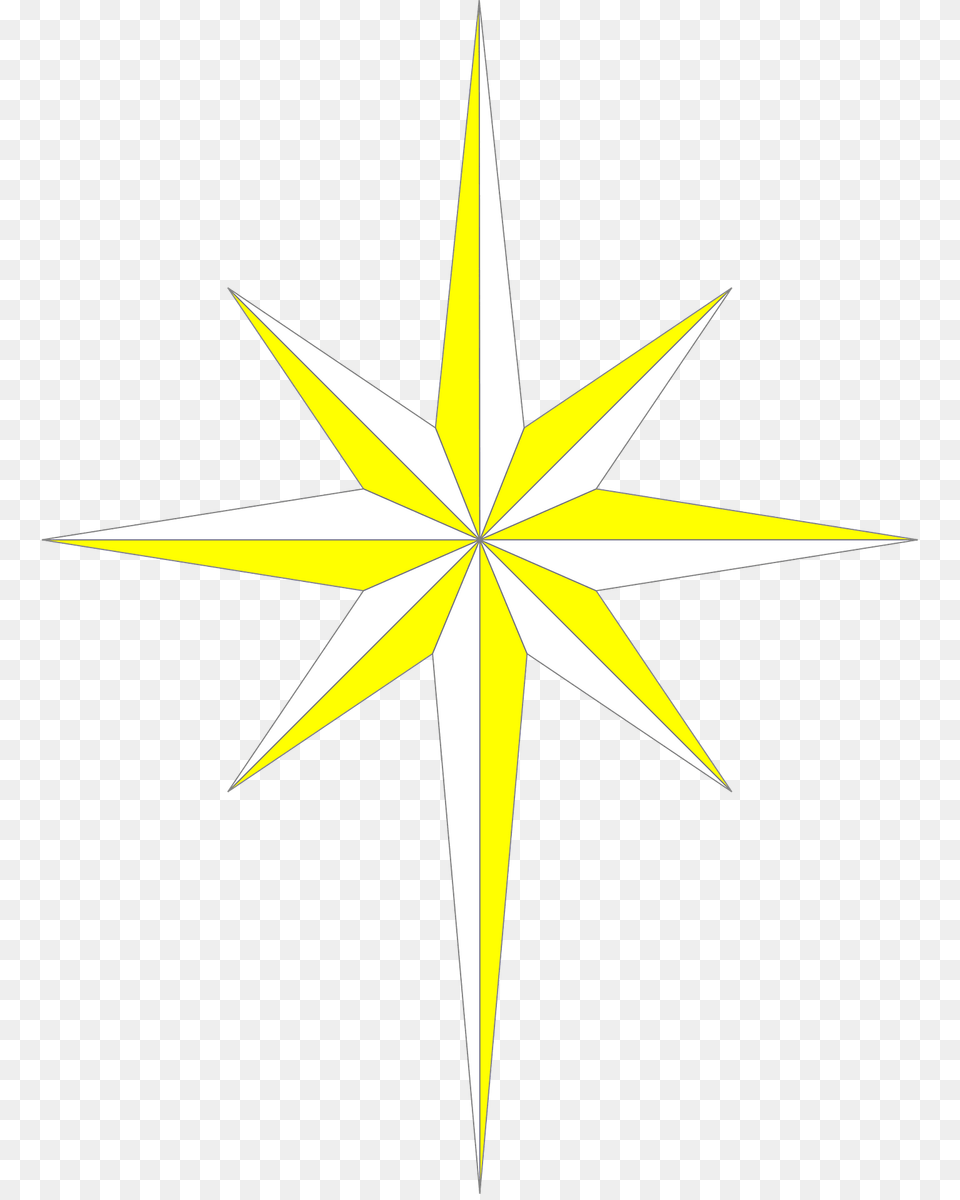 Bethlehem Star Clipart, Star Symbol, Symbol, Cross Png Image