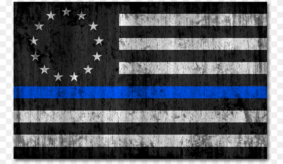 Betsy Ross Flag Thin Blue Line, American Flag Free Png Download