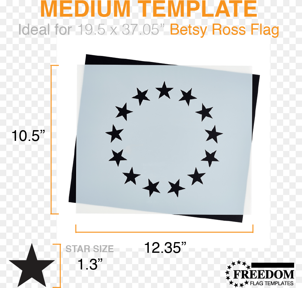 Betsy Ross Stencil Betsy Ross Flag Dimension, Star Symbol, Symbol Free Png Download
