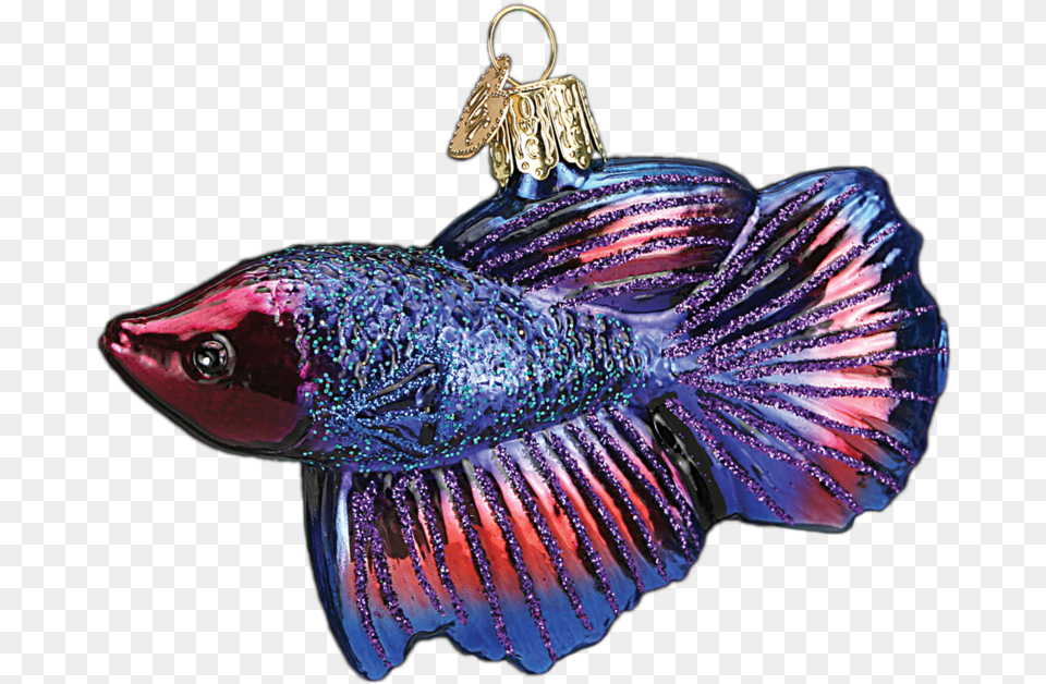 Betta Fish Ornament Fish Christmas Ornaments, Accessories, Animal, Sea Life, Earring Free Transparent Png