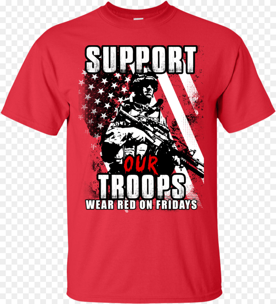 Better Call Saul Support Troops Red Shirt Fridays, Clothing, T-shirt, Adult, Male Free Png