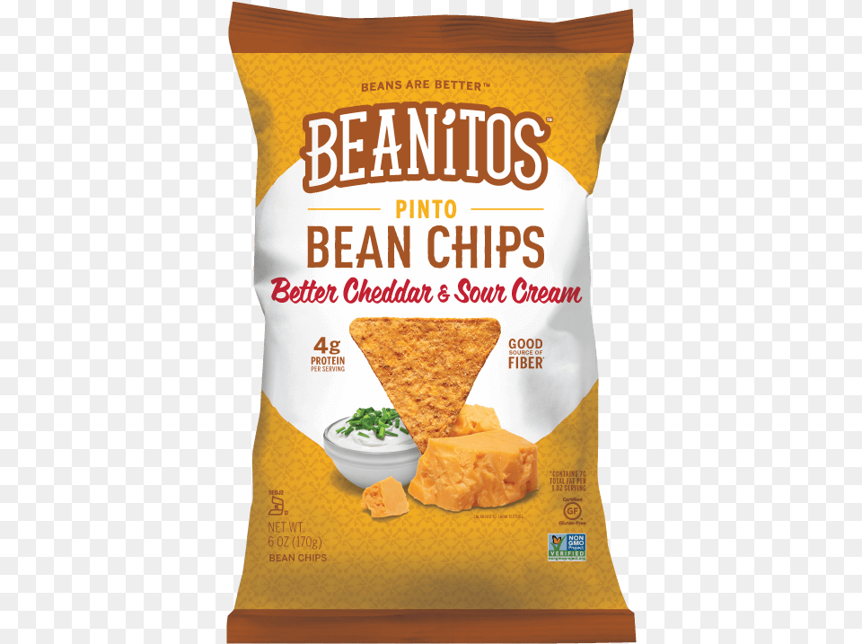 Better Cheddar Bean Chips, Food, Snack, Powder, Bread Free Transparent Png