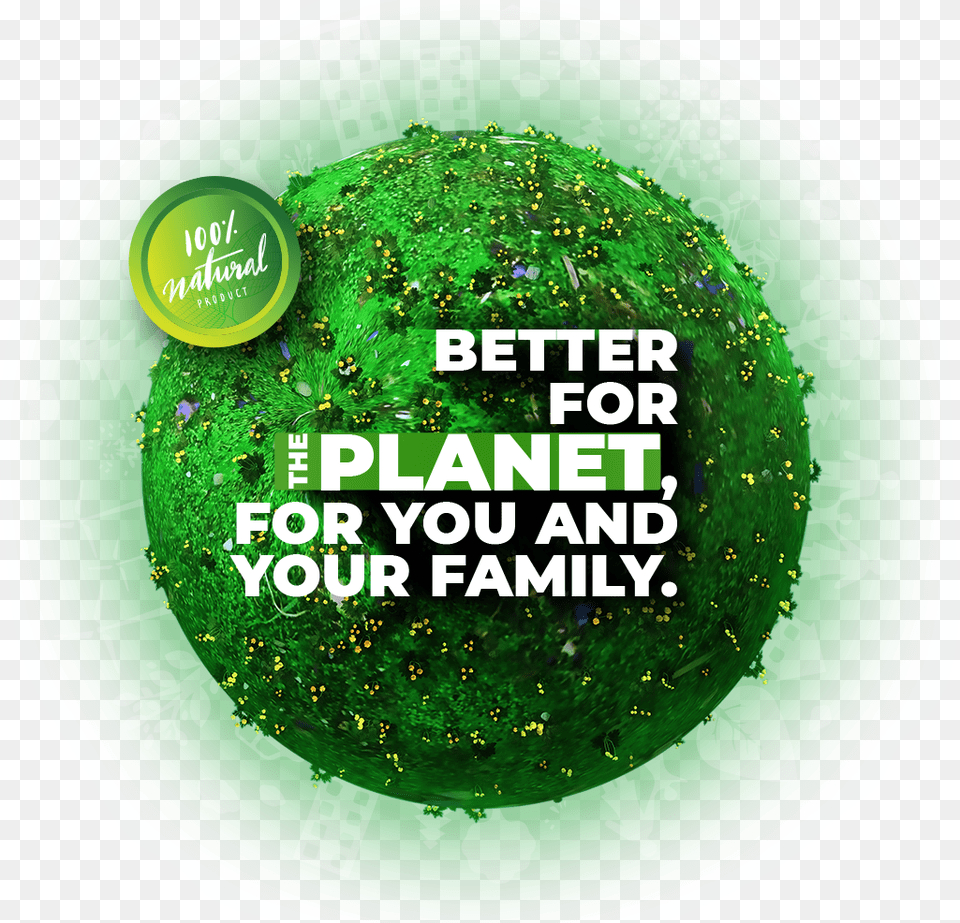 Better For The Planet For You And Your Family Grass, Green, Moss, Plant, Birthday Cake Free Png