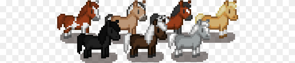 Better Horses At Stardew Valley Nexus Stardew Valley Horse Colors, Crowd, Person, People, Art Free Png