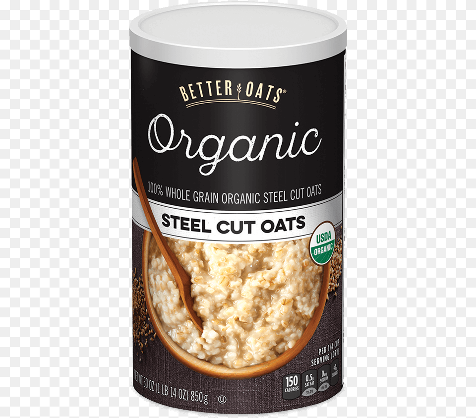 Better Oats Organic Steel Cut Oats Instant Oatmeal Better Oats Instant Oatmeal, Breakfast, Food, Ketchup Png Image