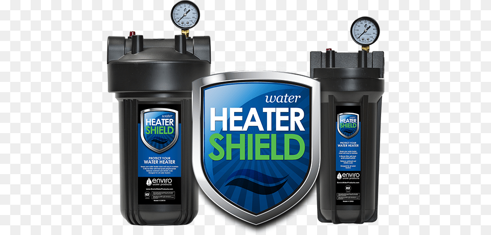 Better Than Bottled Water Quality From Every Tap In Enviro Water Products Water Heater Shield 1 In L, Bottle, Gas Pump, Machine, Pump Free Png Download