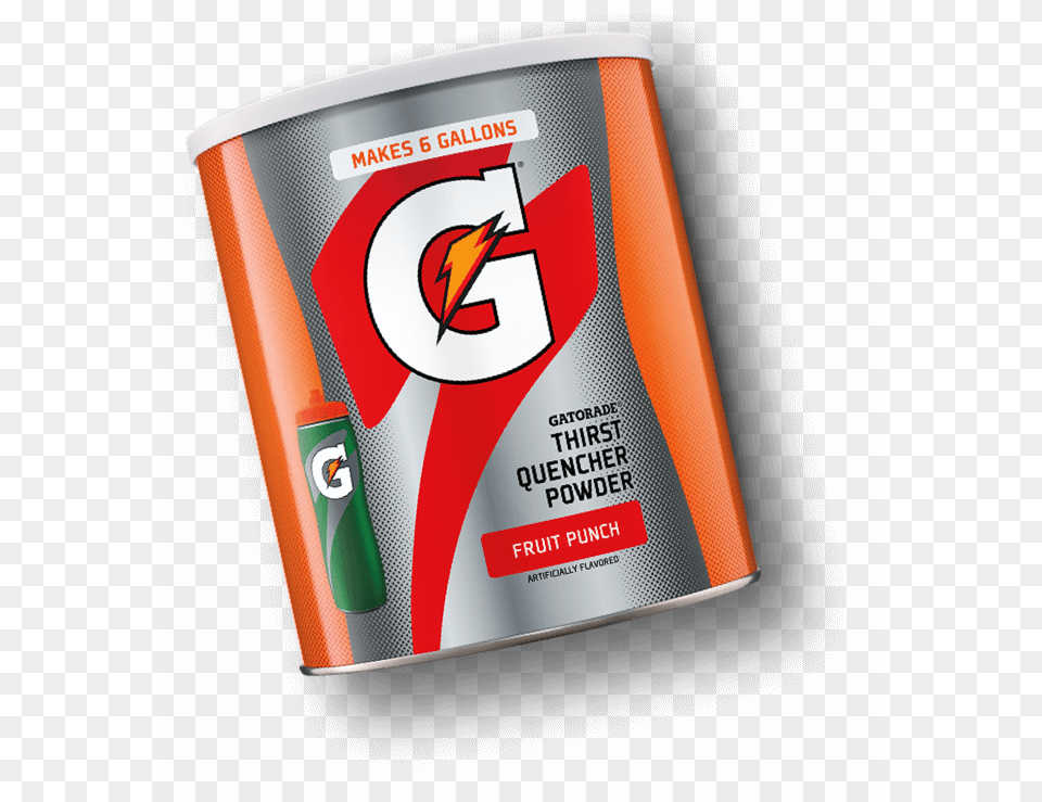 Better Than Thirst Quencher Powder Gatorade, Can, Tin Png Image