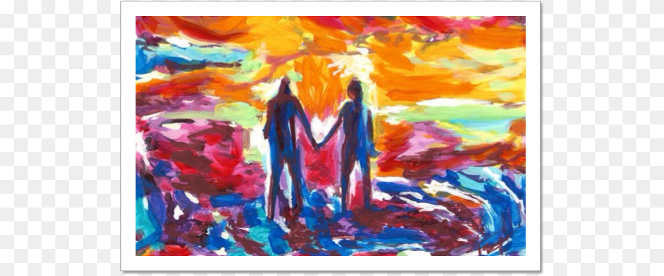 Better Together Painting Couple Sunset Love Beach Summer Painting, Art, Modern Art, Adult, Female Free Transparent Png