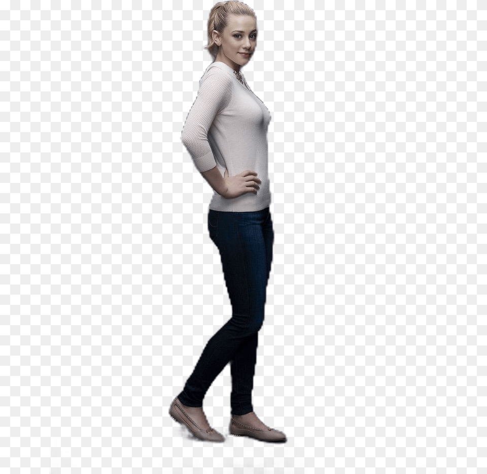 Betty Bettycooper Lili Lilireinhart Riverdale Betty Cooper Cutout, Adult, Standing, Sleeve, Person Free Png Download