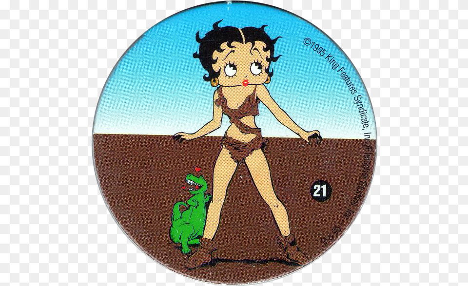 Betty Boop 21 Cavewoman Betty Boop Betty Boop, Person, Face, Head, Disk Free Png