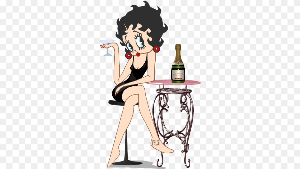 Betty Boop, Adult, Person, Female, Bottle Png