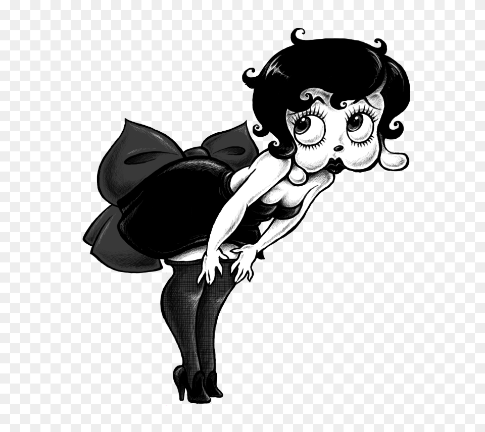 Betty Boop, Stencil, Adult, Person, Woman Png Image
