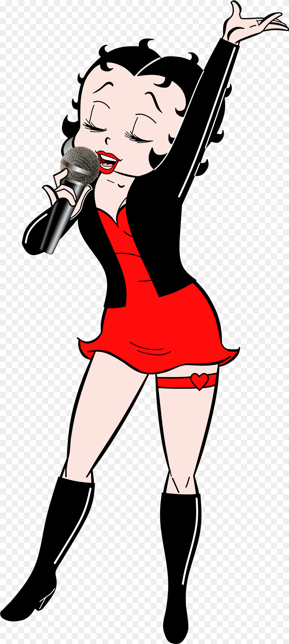 Betty Boop Anime Biker Render 1 Betty Boop Photo Betty Boop Anime, Electrical Device, Microphone, Person, Performer Png