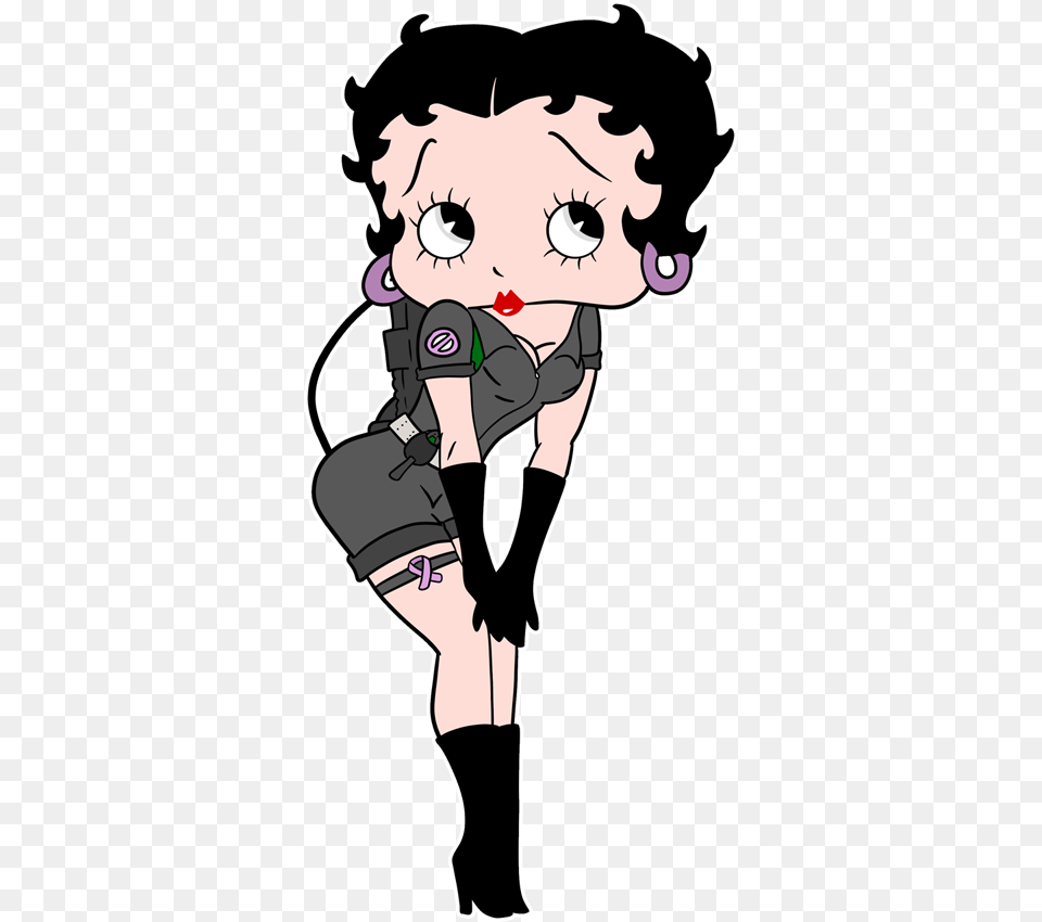 Betty Boop As A Ghostbuster V Betty Boop Winking, Book, Comics, Publication, Person Png