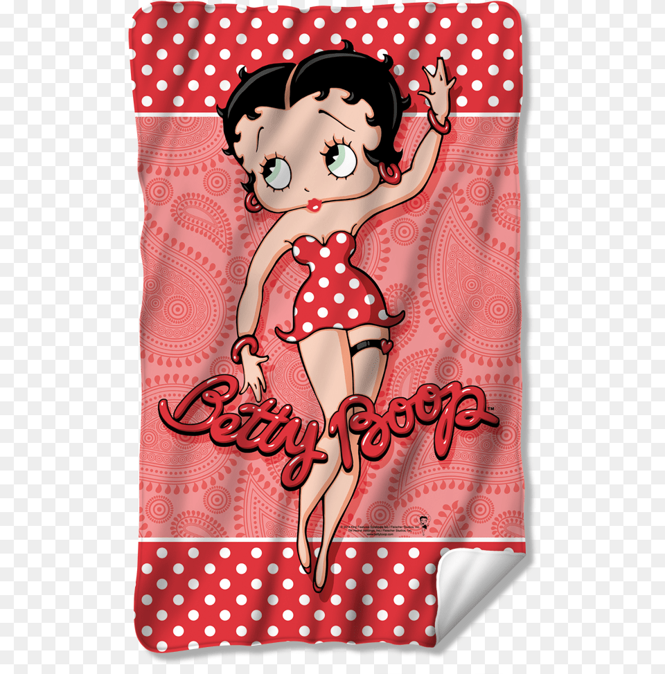 Betty Boop Beach Towel Paisley Amp Polka Dots Betty Boop Polka Dots, Pattern, Baby, Person, Face Free Png