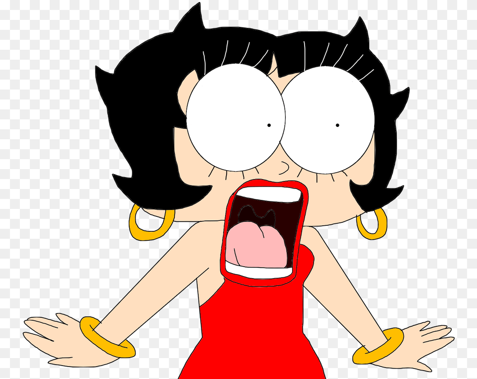 Betty Boop By Scream Cartoon, Baby, Person, Electronics, Phone Free Transparent Png