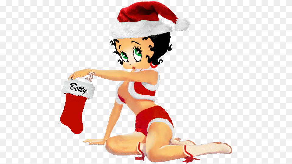 Betty Boop Christmas, Child, Female, Girl, Person Free Png Download