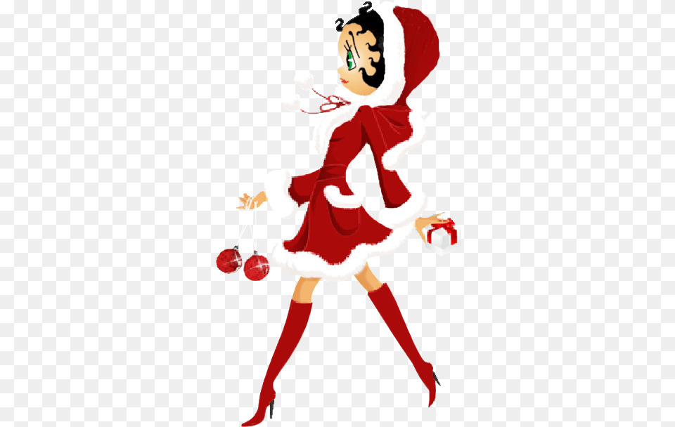 Betty Boop Christmas Clipart Betty Boop Christmas, Baby, Person, Performer, Face Free Png Download
