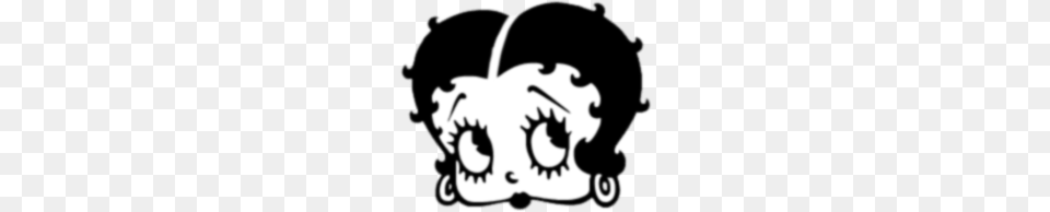 Betty Boop Face, Stencil, Ammunition, Grenade, Weapon Free Png Download