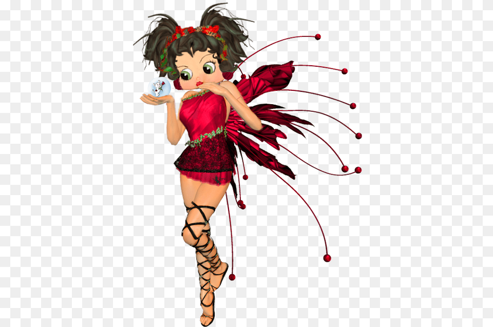 Betty Boop Fae Red Betty Boop Fairy, Book, Publication, Comics, Person Free Png Download