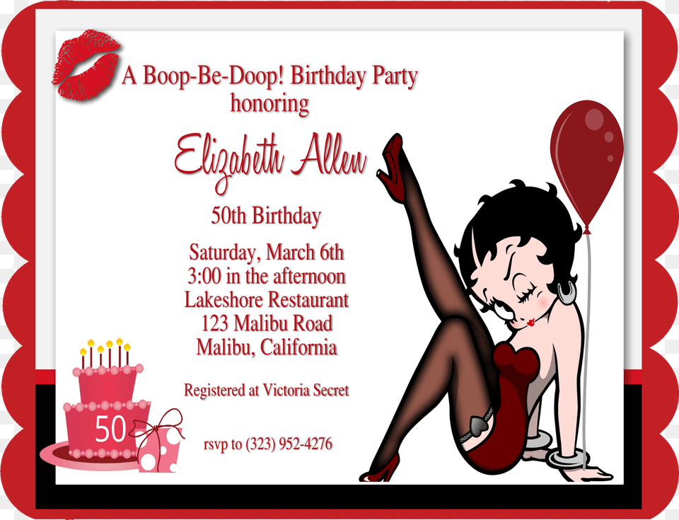 Betty Boop Invitations, Advertisement, Poster, Baby, Person Free Png