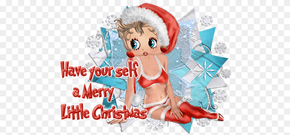 Betty Boop Naughty Christmas, Book, Comics, Publication, Baby Free Png Download