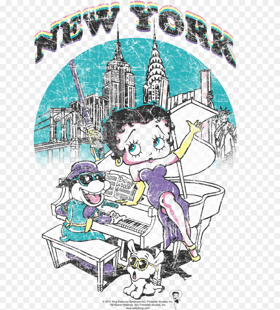 Betty Boop New York, Book, Comics, Publication, Baby Free Transparent Png