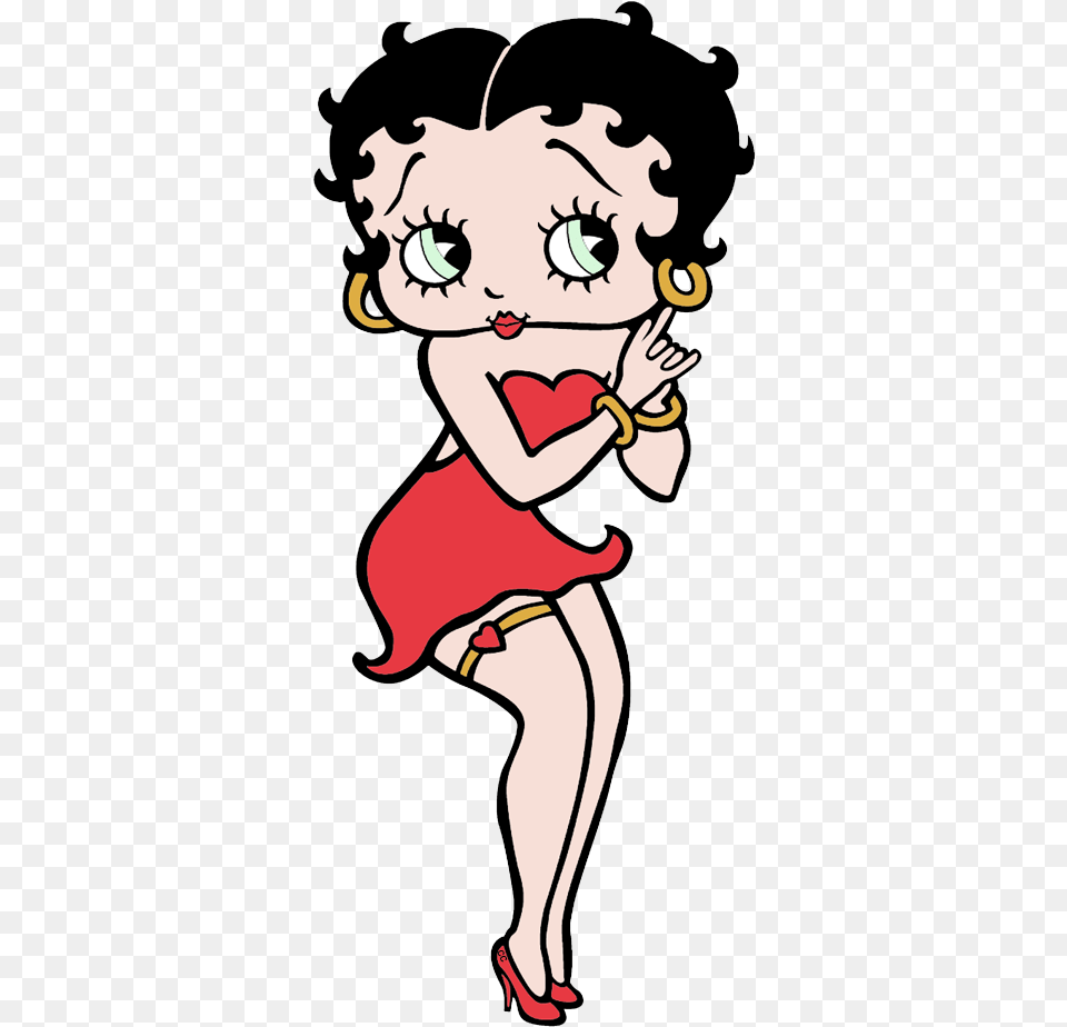 Betty Boop Pink Dress, Baby, Person, Cartoon, Face Free Png Download