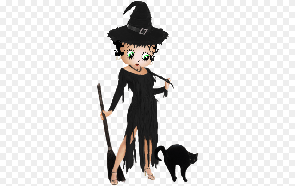 Betty Boop Sexy Witch Betty Boop Halloween, Woman, Adult, Person, Female Png