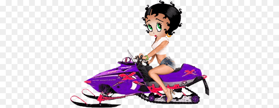 Betty Boop Snowmobile Photo Bettyboopsnowmobile Betty Boop, Person, Water, Outdoors, Face Png Image